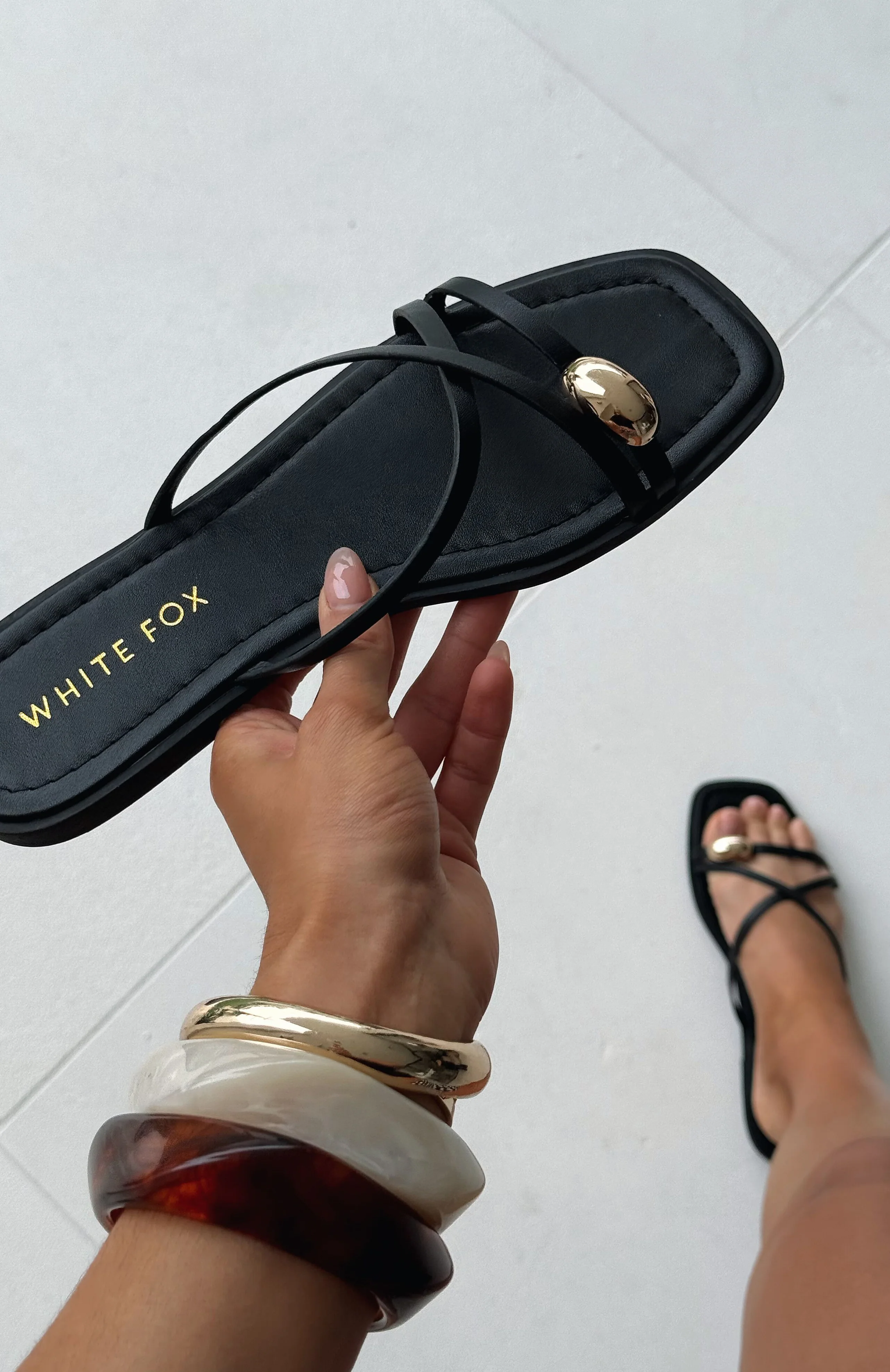 Jasper Sandals Black