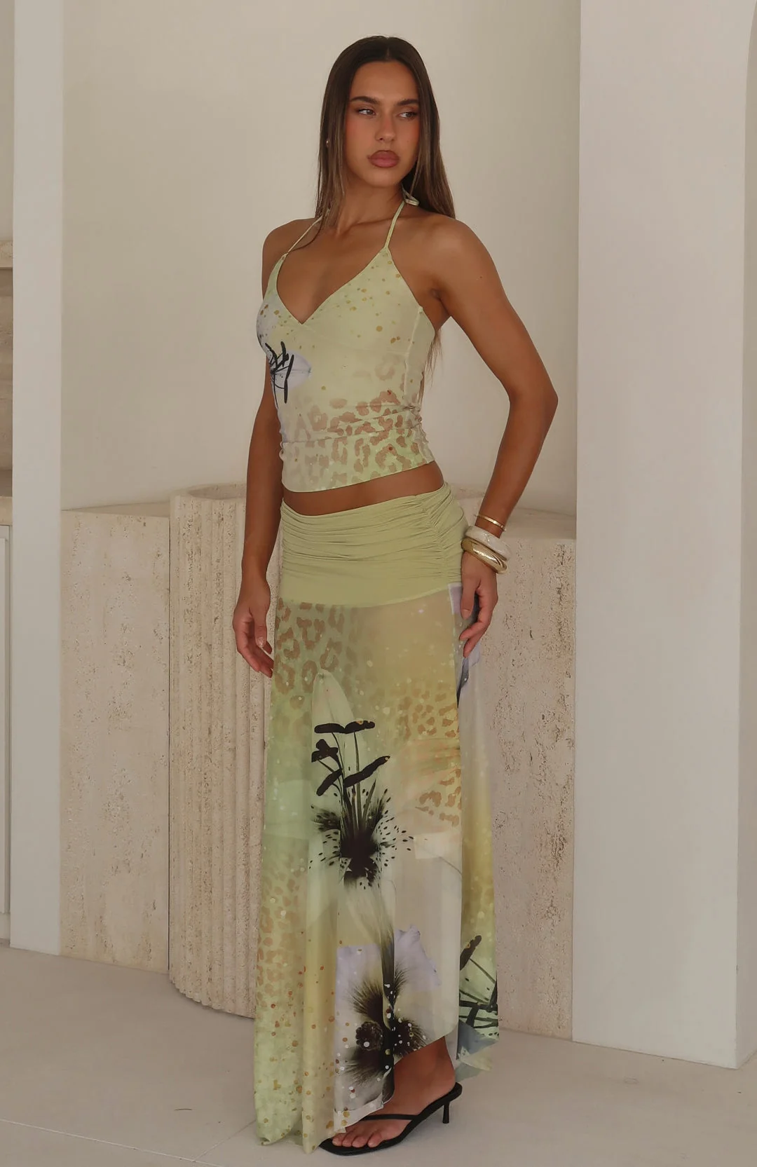 Sundrenched Days Maxi Skirt Tropical Nectar