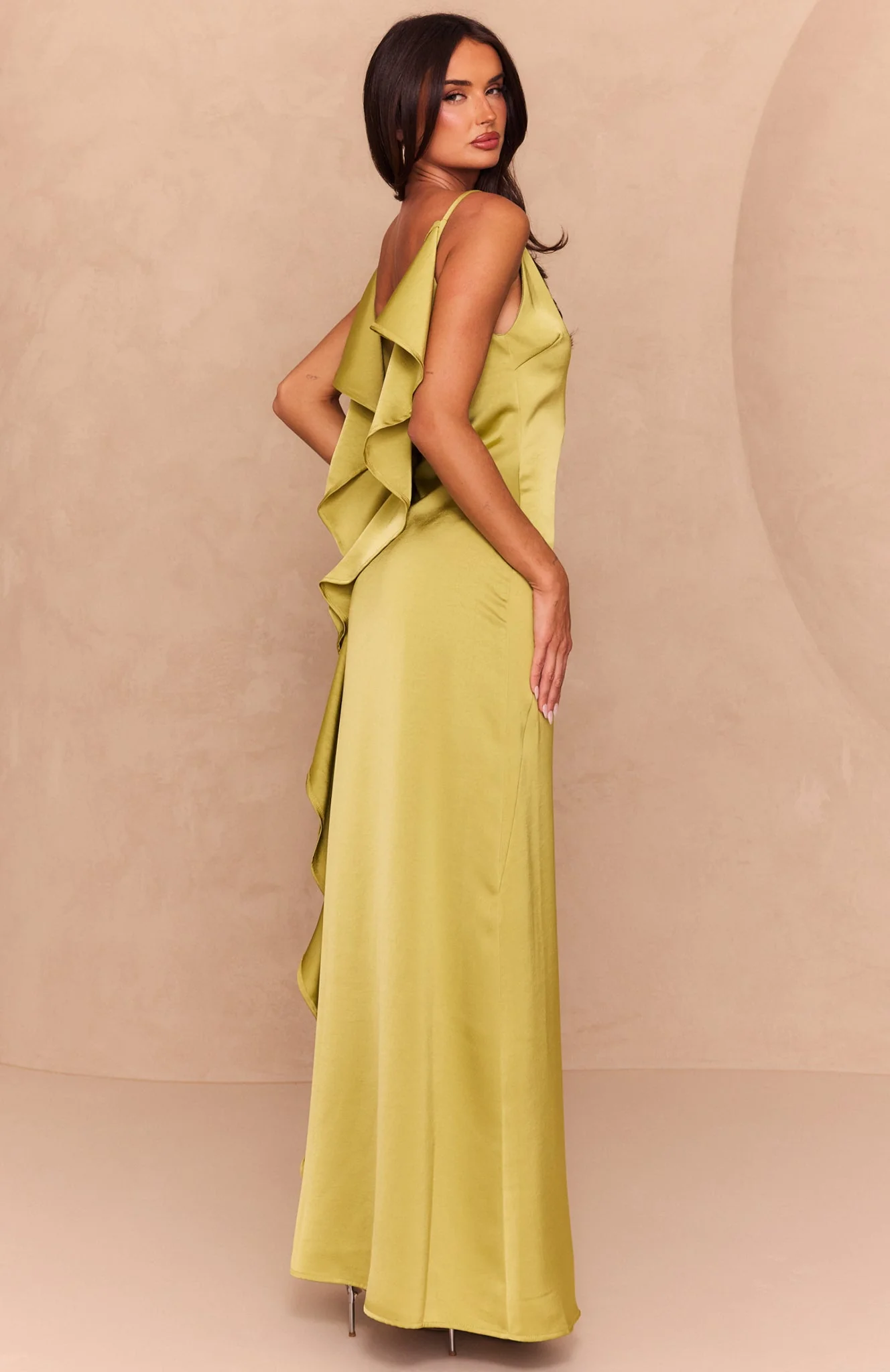 Love Attire Maxi Dress Chartreuse