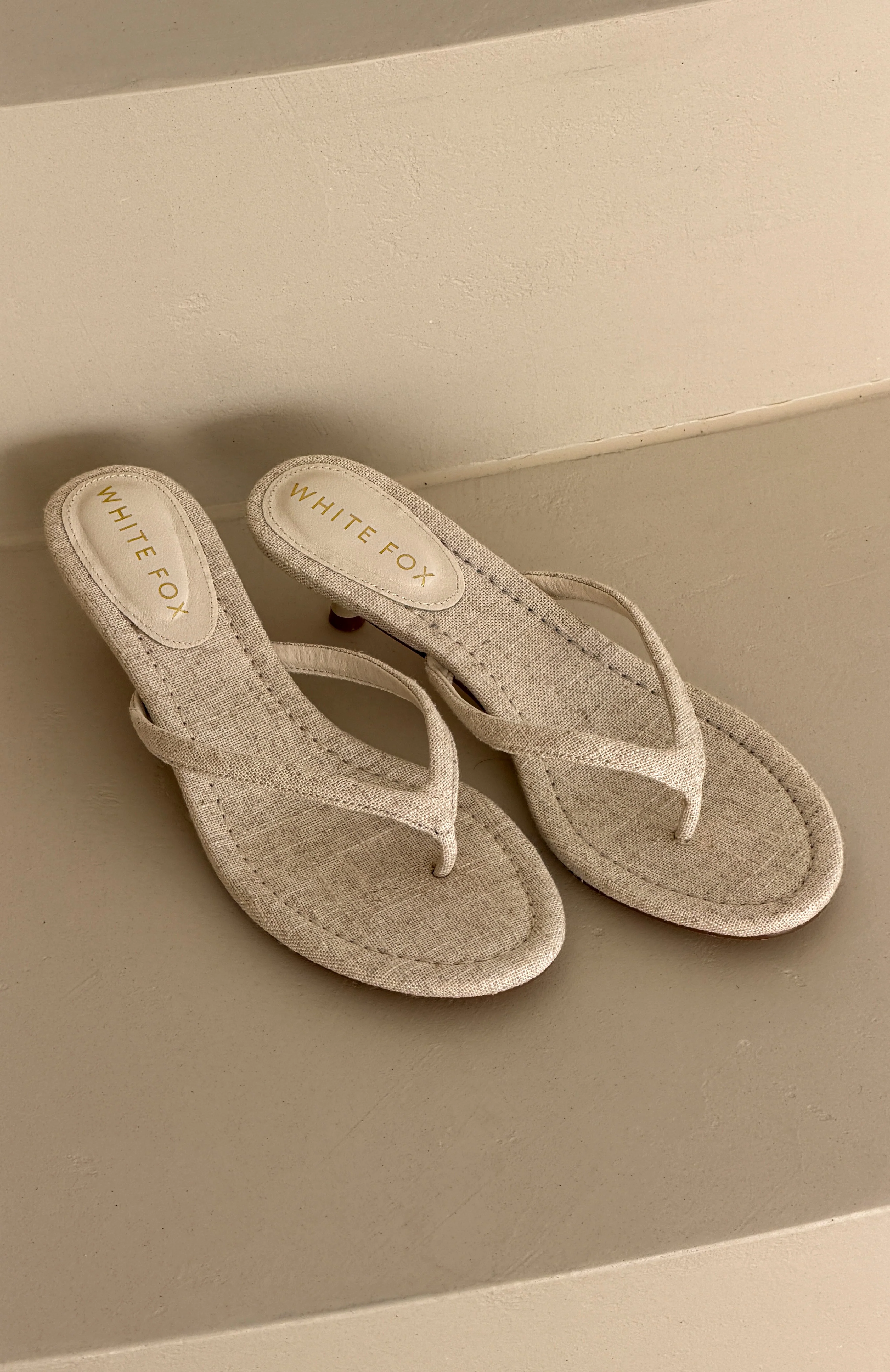 Orion Thong Kitten Mules Oat